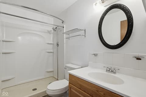 Primary bathroom at 1602 Queensbridge Square, Indianapolis, IN