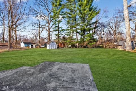 Yard at 7546 Lindenwood Drive, Indianapolis, IN