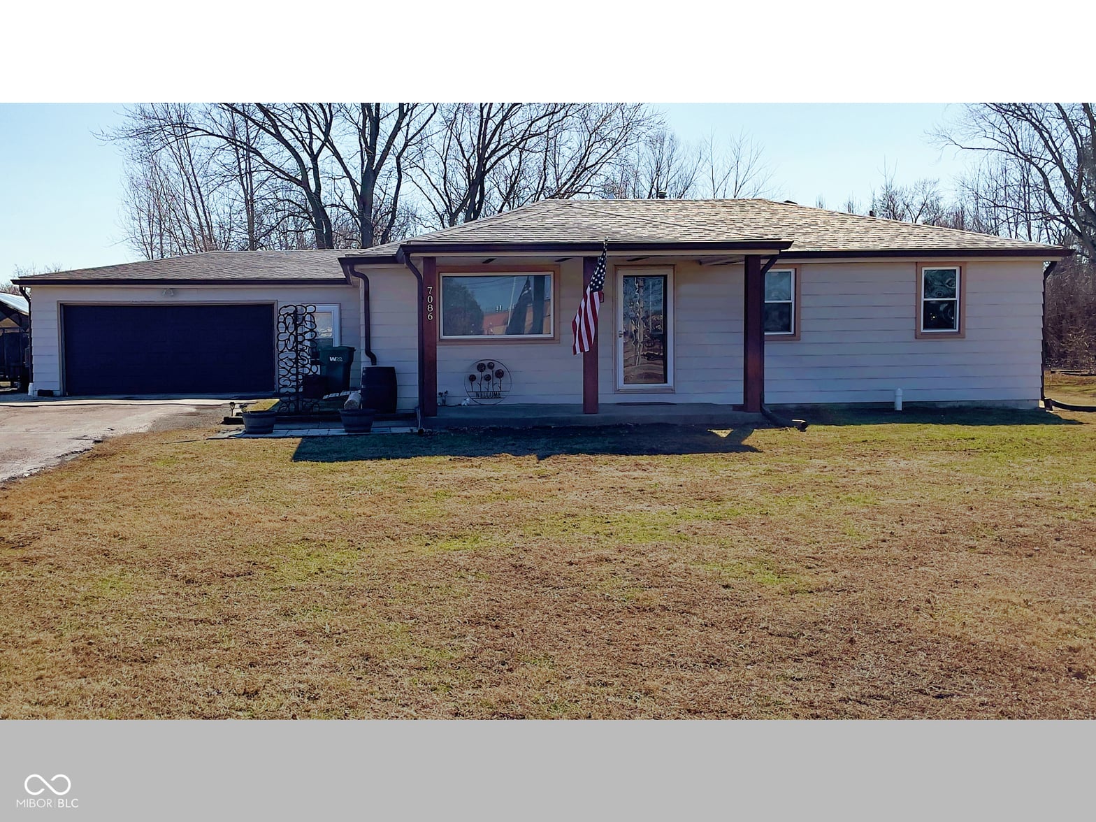 Front exterior at 7086 E County Road 100 S, Avon, IN