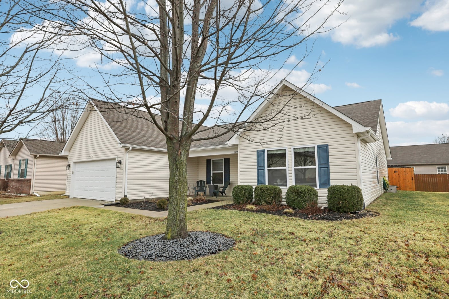 Front exterior at 3055 Sholty Court, Cicero, IN