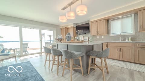 Kitchen at 8127 Lake Shore Drive, Cedar Lake, IN