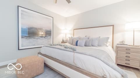 Bedroom at 8127 Lake Shore Drive, Cedar Lake, IN