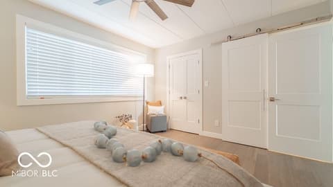 Bedroom at 8127 Lake Shore Drive, Cedar Lake, IN