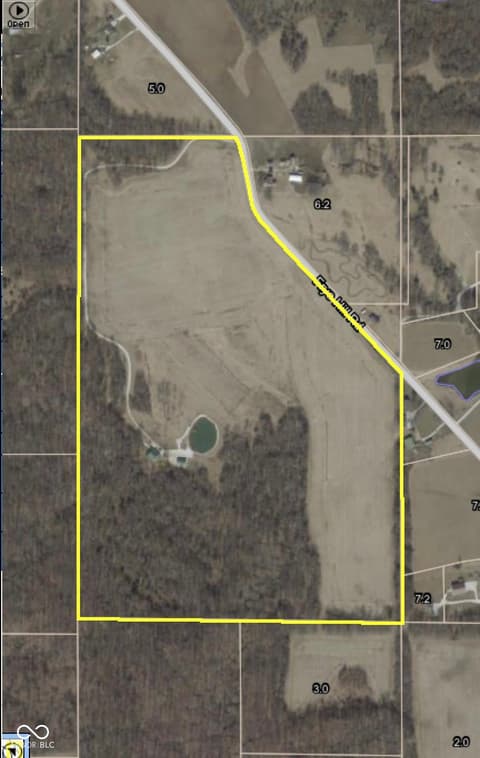 Map — 4530 S Frye Hill Road, Williamsport, IN