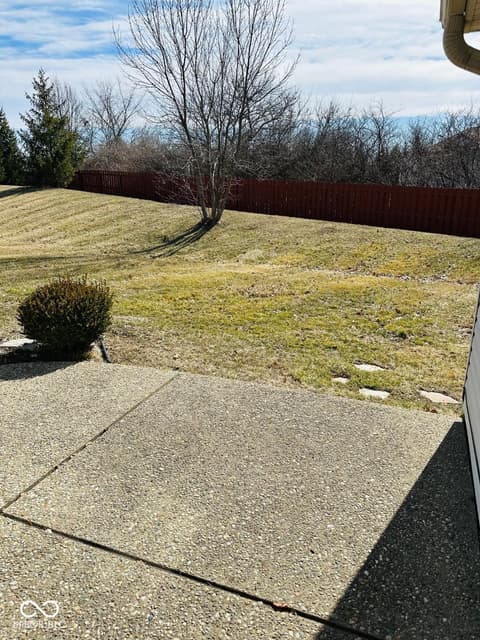 Yard at 10787 Whippoorwill Lane, Indianapolis, IN