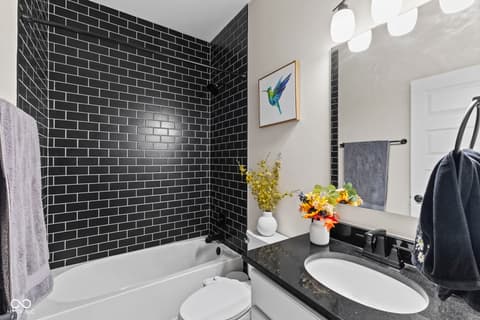 Bathroom at 1436 Hove Drive, Greenwood, IN