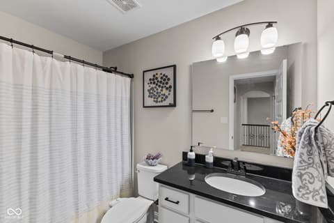 Bathroom at 1436 Hove Drive, Greenwood, IN