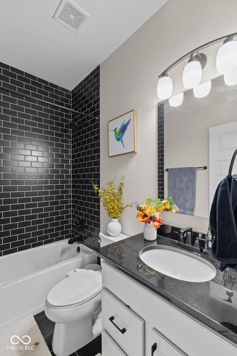 Bathroom at 1436 Hove Drive, Greenwood, IN