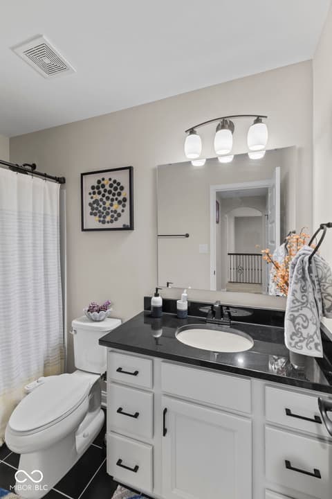 Bathroom at 1436 Hove Drive, Greenwood, IN