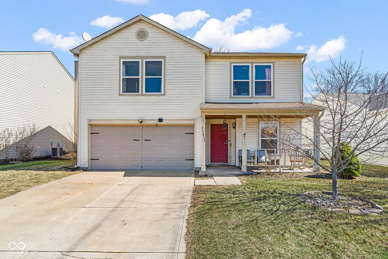 Front exterior at 11417 N Meadowbend Drive, Monrovia, IN