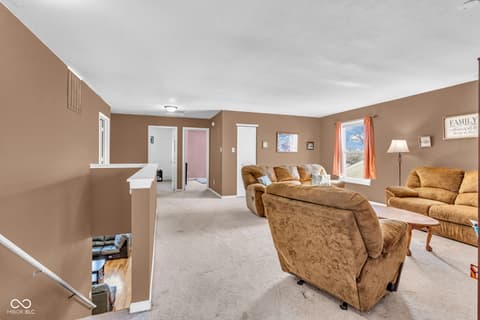 Hallway at 11417 N Meadowbend Drive, Monrovia, IN