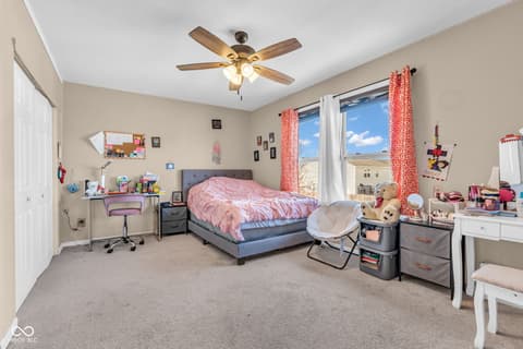 Bedroom at 11417 N Meadowbend Drive, Monrovia, IN