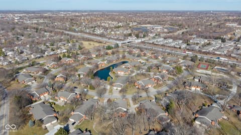 Aerial view at 9271 Golden Leaf Way, Indianapolis, IN