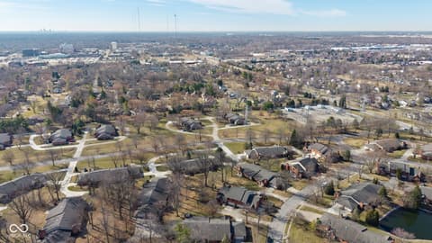 Aerial view at 9271 Golden Leaf Way, Indianapolis, IN