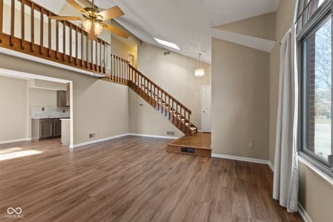 Living room at 9271 Golden Leaf Way, Indianapolis, IN