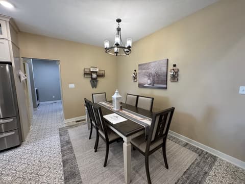 Dining room at 1485 N Monroe Way, Rushville, IN