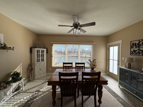 Dining room at 1485 N Monroe Way, Rushville, IN