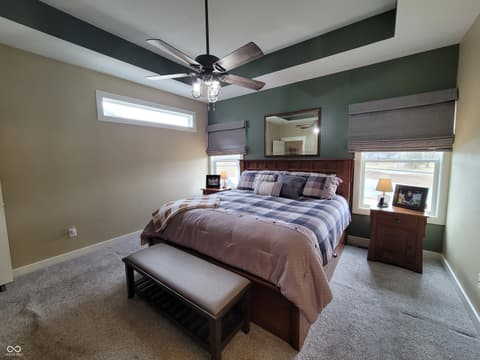 Bedroom at 1485 N Monroe Way, Rushville, IN