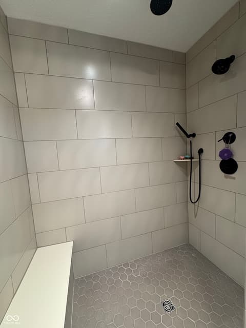 Bathroom at 1485 N Monroe Way, Rushville, IN
