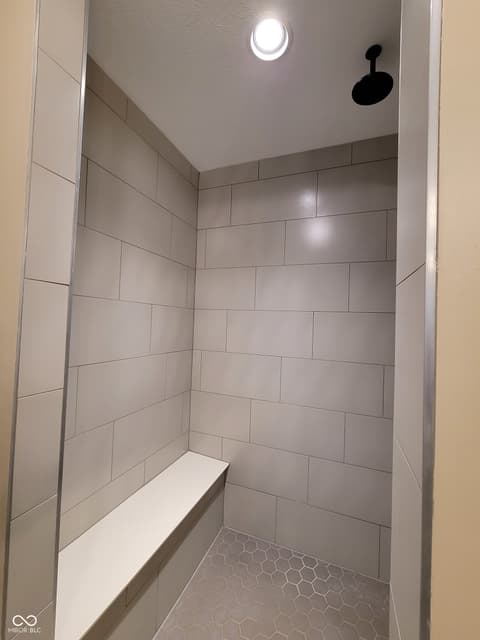Bathroom at 1485 N Monroe Way, Rushville, IN