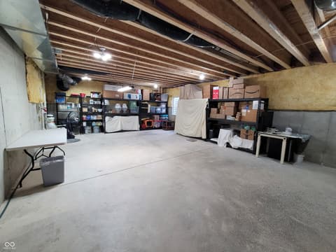 Basement at 1485 N Monroe Way, Rushville, IN