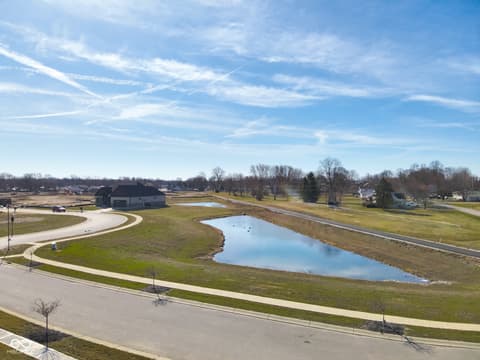 Aerial view at 1485 N Monroe Way, Rushville, IN