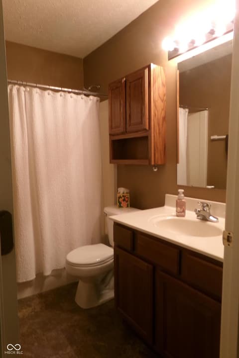 Bathroom at 7451 Oak Knoll Drive, Indianapolis, IN