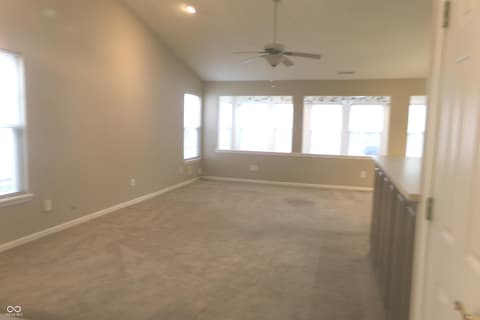 Living room at 7451 Oak Knoll Drive, Indianapolis, IN