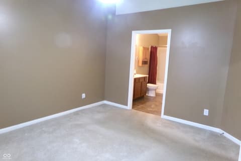 Primary bedroom at 7451 Oak Knoll Drive, Indianapolis, IN