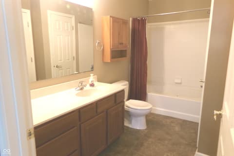 Primary bathroom at 7451 Oak Knoll Drive, Indianapolis, IN