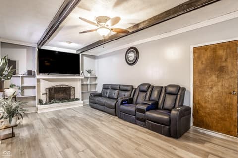 Family room at 156 Griffin Road, Indianapolis, IN