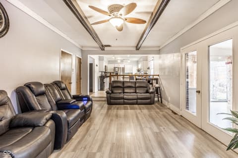 Family room at 156 Griffin Road, Indianapolis, IN