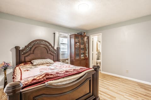 Primary bedroom at 156 Griffin Road, Indianapolis, IN