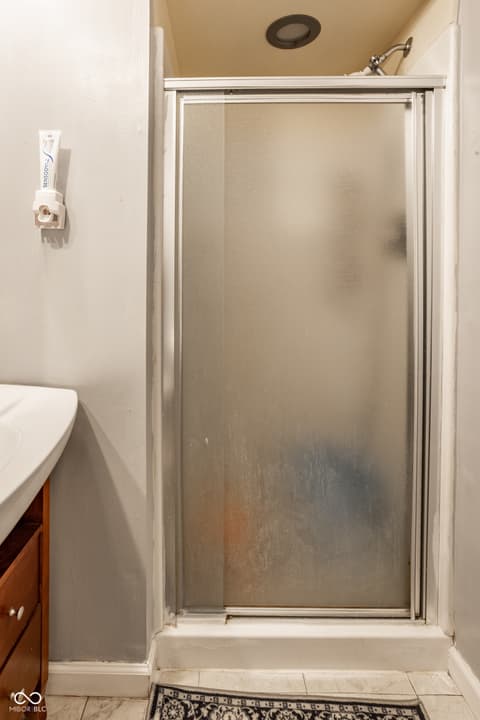 Primary bathroom at 156 Griffin Road, Indianapolis, IN