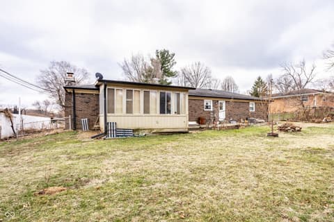 Backyard at 156 Griffin Road, Indianapolis, IN
