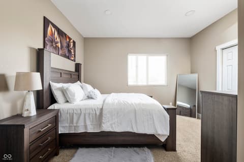 Bedroom at 1041 S East Street, Indianapolis, IN