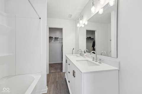 Primary bathroom at 139 McKim Avenue, Indianapolis, IN