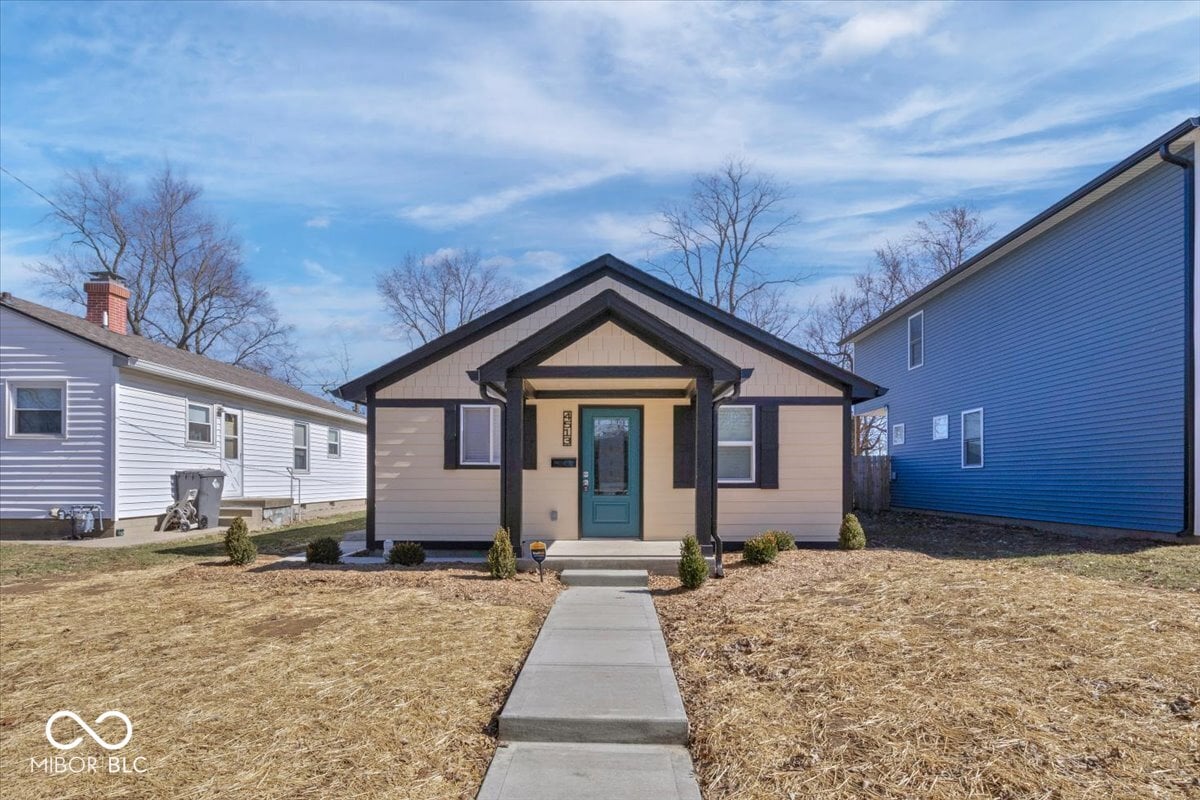 Front exterior at 4513 Caroline Avenue, Indianapolis, IN