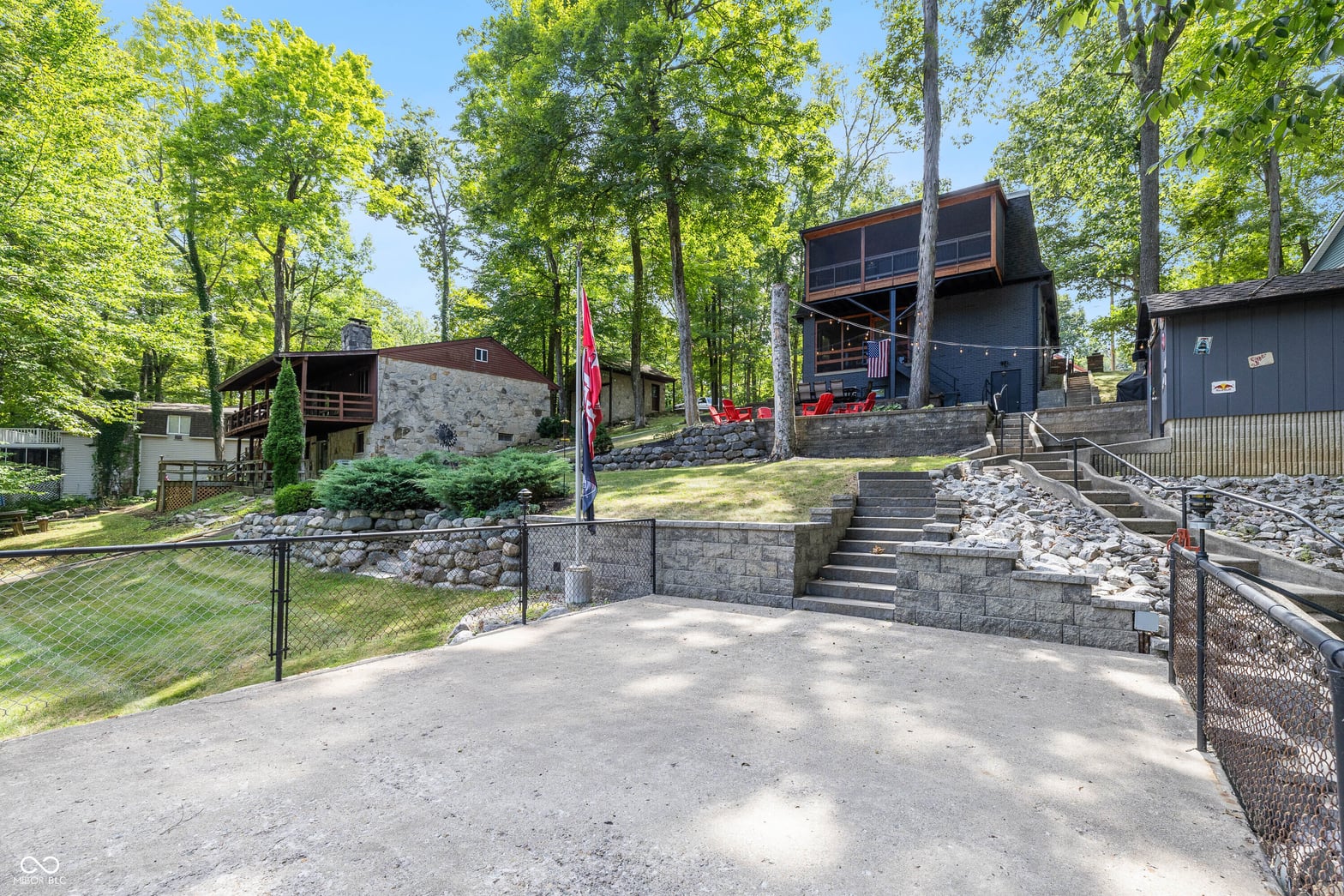 Outdoor living area at 6420 Oriole Drive, Nineveh, IN