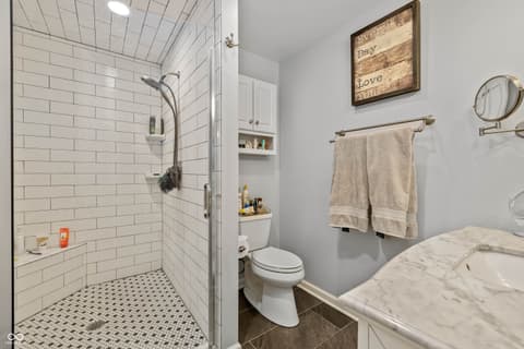 Bathroom at 6420 Oriole Drive, Nineveh, IN