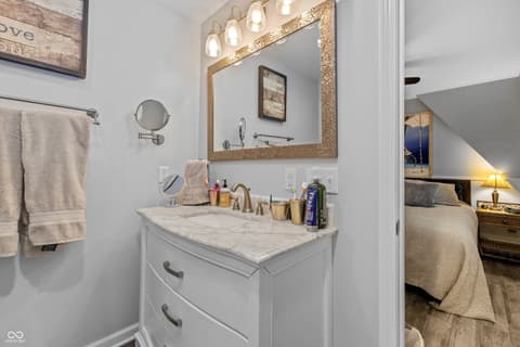Bathroom at 6420 Oriole Drive, Nineveh, IN