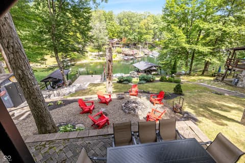 Yard at 6420 Oriole Drive, Nineveh, IN