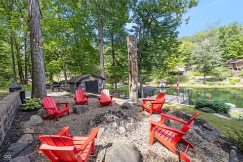 Yard at 6420 Oriole Drive, Nineveh, IN