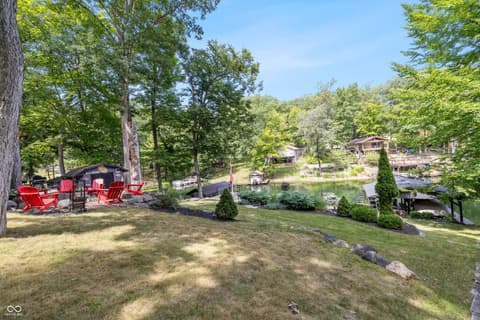 Yard at 6420 Oriole Drive, Nineveh, IN