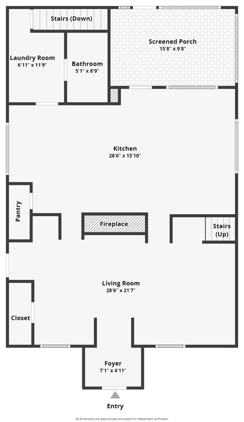 Floor Plan — 6420 Oriole Drive, Nineveh, IN