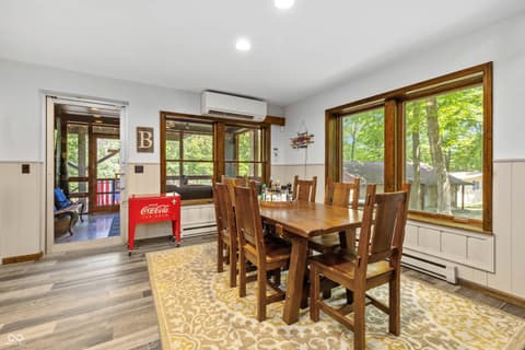 Dining room at 6420 Oriole Drive, Nineveh, IN