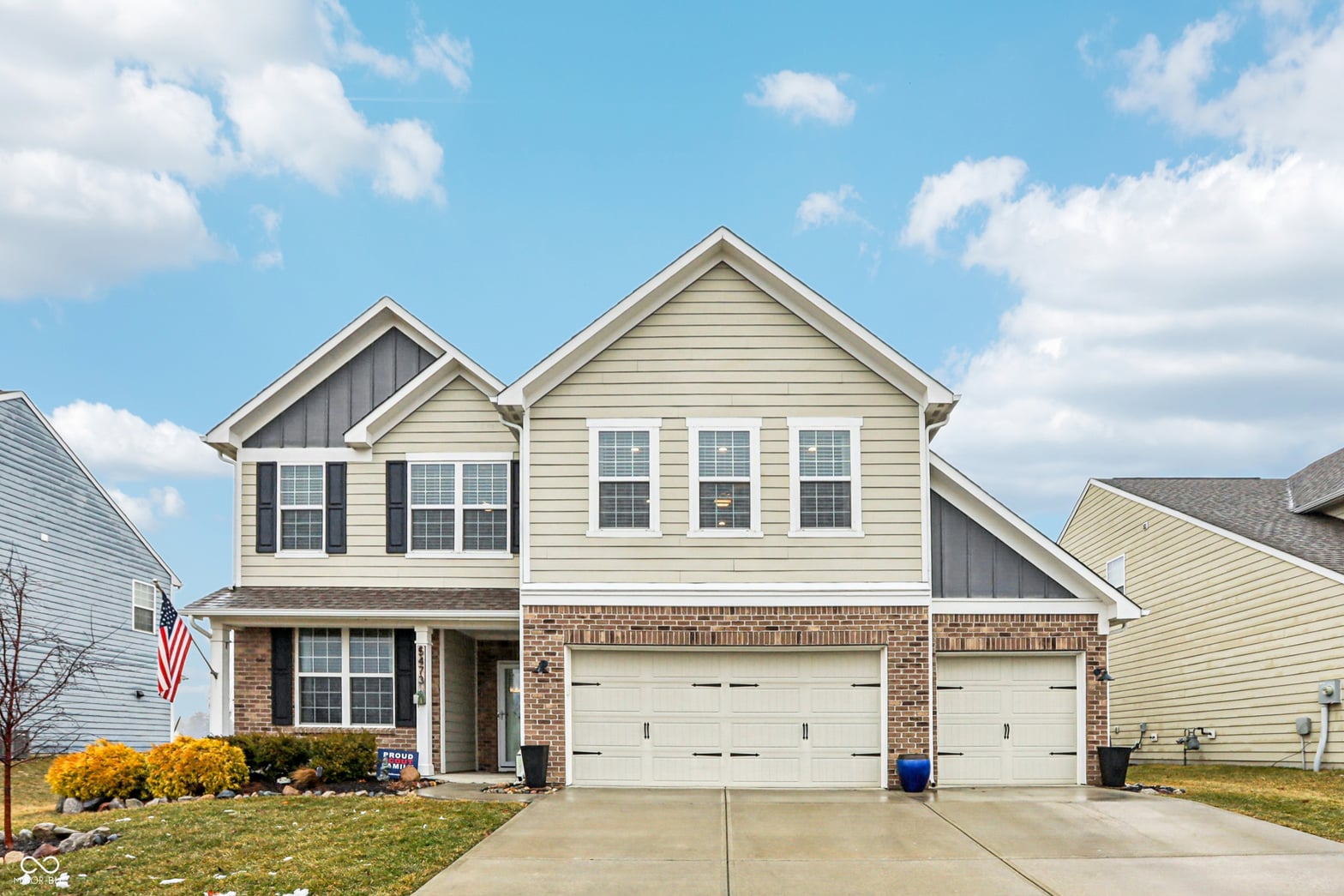Front exterior at 5473 Crowley Parkway, Whitestown, IN
