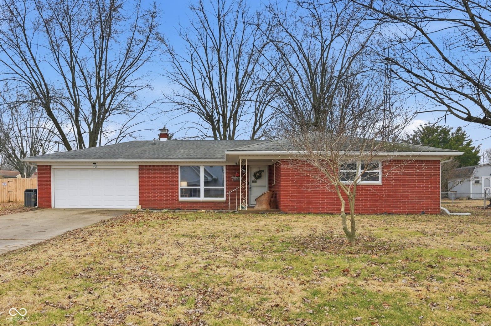 Front exterior at 409 E Maple Street, Spiceland, IN