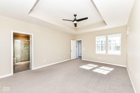 Primary bedroom at 13201 E 131st Street, Fishers, IN