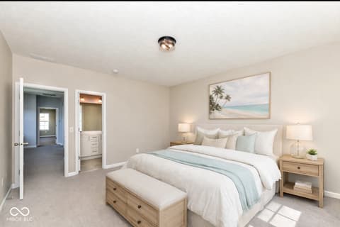 Primary bedroom at 13201 E 131st Street, Fishers, IN